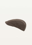 Popelin Brown Wool Cap