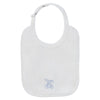 Kipp White Blue Petit Toile Bib
