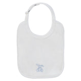 Kipp White Blue Petit Toile Bib