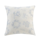 Kipp White Blue Petit Toile Pillow