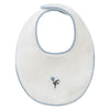 Kipp White Blue Lil Blooms Bib