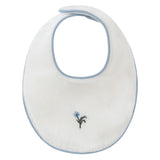 Kipp White Blue Lil Blooms Bib