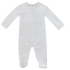 Kipp White Stone Flutter Footie