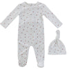 Kipp Pink Nutmeg Oat Footie and Hat
