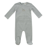 Kipp Blue Rocking Horse Footie