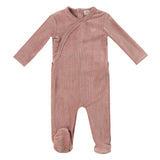 Kipp Pink Tiny Miracles Velour Footie