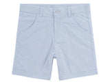 Kipp Powder Blue Polished Cotton Shorts