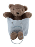 Kipp Blue Petit Ours Teddy in a Bag