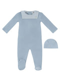 Kipp Blue Classic Bib Footie/Hat