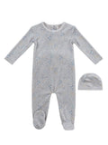Kipp Blue Petit Petal Footie/Beanie