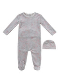 Kipp Pink Petit Petal Footie/Beanie