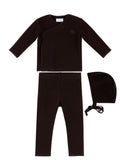 Kipp Chocolate Felt Wrap Set/Hat