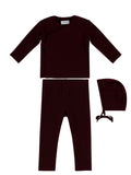 Kipp Maroon Felt Wrap Set/Hat
