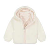 Denali Cream/Floral Teddy Bomber