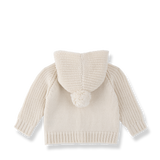 1+in the family Ecru Toulouse Hood Cardigan