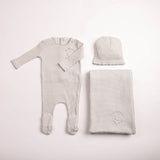 Bee & Dee London Fog to the Moon Layette Set