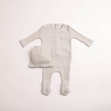 Bee & Dee London Fog to the Moon Footie/Beanie