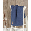 Inimini Blue Solid Knit Blanket