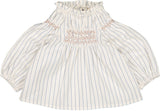 Louis Louise Off White Odessa Twill Stripe Tunic