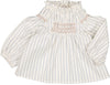 Louis Louise Off White Odessa Twill Stripe Tunic