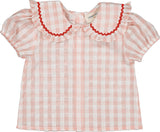 Louis Louise Pink Check Shana Tunic/Bloomer Set