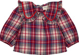 Louis Louise Pink Check Sybillette Twill Tunic