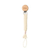 Picky Pink Macrame Braided Pacifier Clip