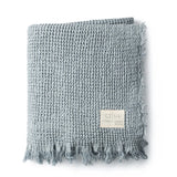 Domani Cinza Blue Waffle Muslin Blanket