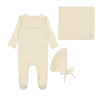 Lilette Ivory Taupe Mon Amour Layette Set