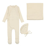 Lilette Cream Vine Pointelle Layette Set