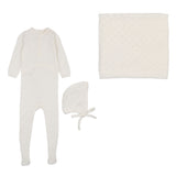 Mema Knit Cream Bebe Knit Set