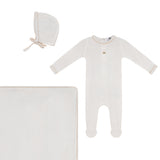 Charlotte & George Off White Piping Layette Set