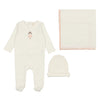 Lilette White Doll Embroidered Layette Set