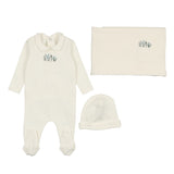 Mabel Ivory Boys Andre Layette Set