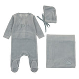 Bee & Dee Shadow Pleat Neck Layette Set