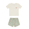 Rylee and Cru Sage Natural Balls Swim Trunk/Rashguard