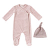 Kipp Pink Terry Duckling Footie and Hat