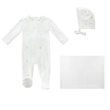 Petit Piao Eggnog Pointelle 2Pc Set