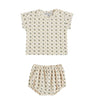 Emile Et Ida Iris Terry Tee and Bloomer Set