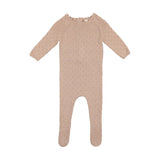 Lilette Petal Vintage Knit Footie