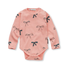 Sproet & Sprout Peach Parfait Bows Romper