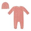 Bebe Bella Pink Velour Firefly Footie