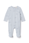 Mocha Blue Fake Front Footie
