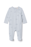Mocha Blue Fake Front Footie