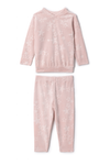 Whipped Cocoa Pink Embossed Star Pajamas