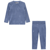 Whipped Cocoa Dodge Blue Embroider Music Pajamas