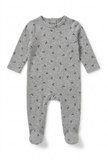 Whipped Cocoa Grey Baby Cherry Footie