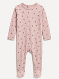 Whipped Cocoa Pink Baby Cherry Footie