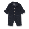 1+ Navy Wim Long Sleeve Overall