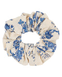 Emile Et Ida Orchid Bleu Scrunchy